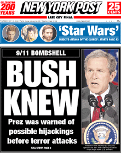 bush-knew911newyorkpost.gif